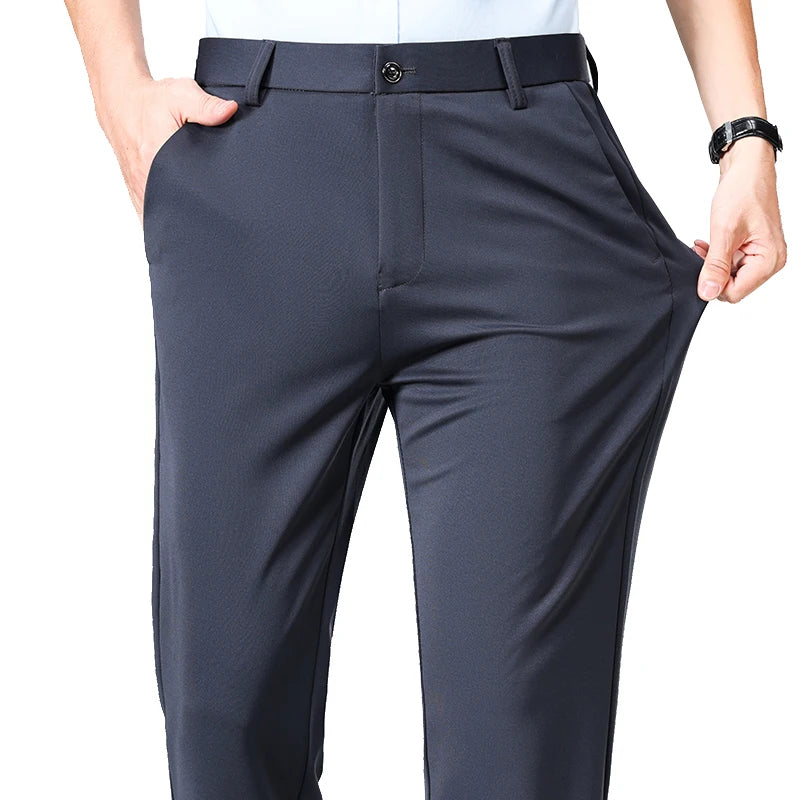 Calça Masculina 2025 – Social, Fina para Verão e Outono, Casual e Executiva