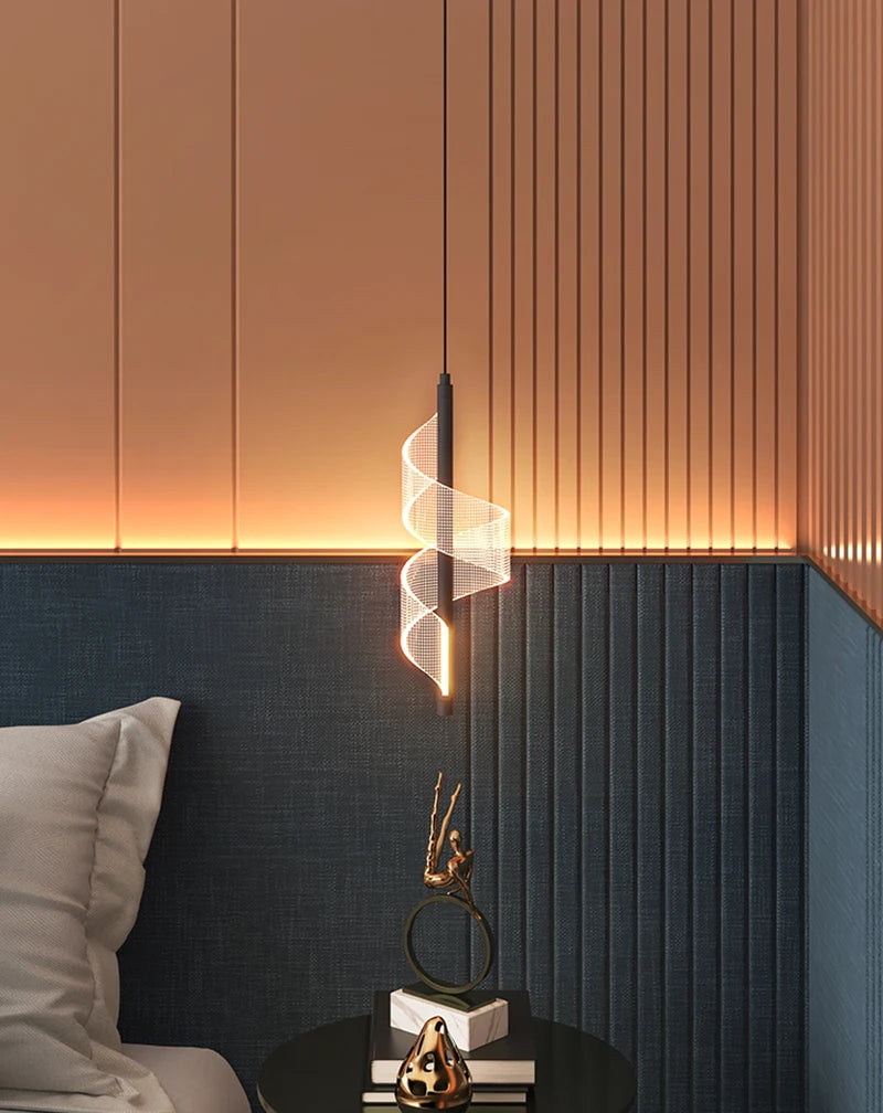 Luminária Pendente LED Nórdica – Iluminação Interna para Sala, Quarto e Mesa de Jantar