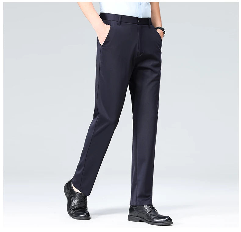 Calça Masculina 2025 – Social, Fina para Verão e Outono, Casual e Executiva