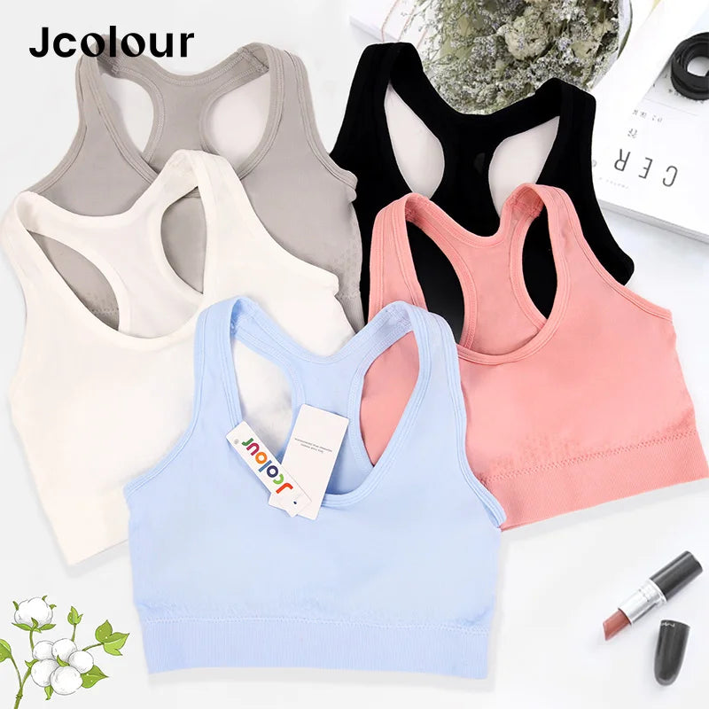 Sutiã Esportivo Feminino – Push Up, Respirável e Antichoque