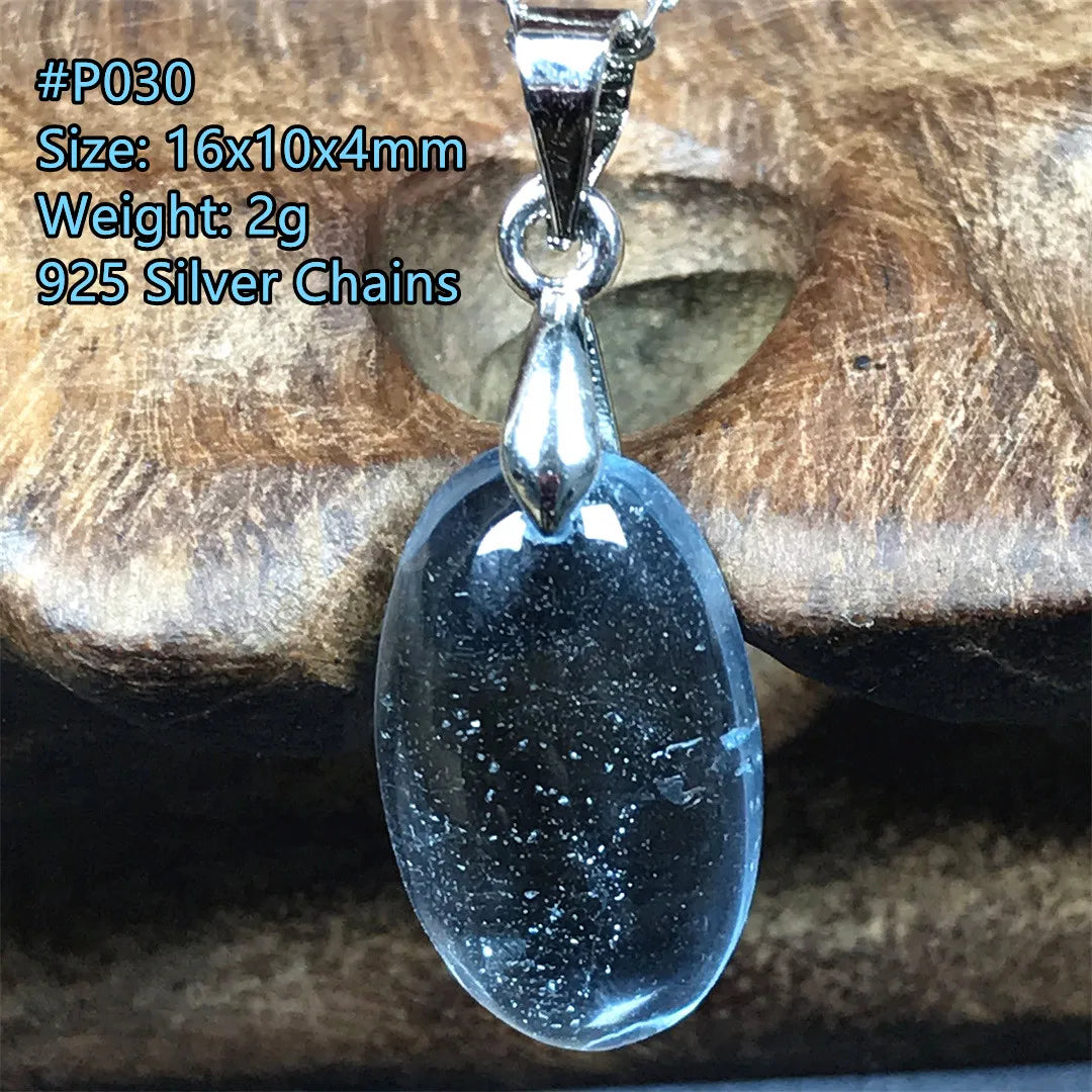 Pingente de Topázio Azul Natural – Pedra de Energia, Sorte e Amor, Joia Feminina e Masculina