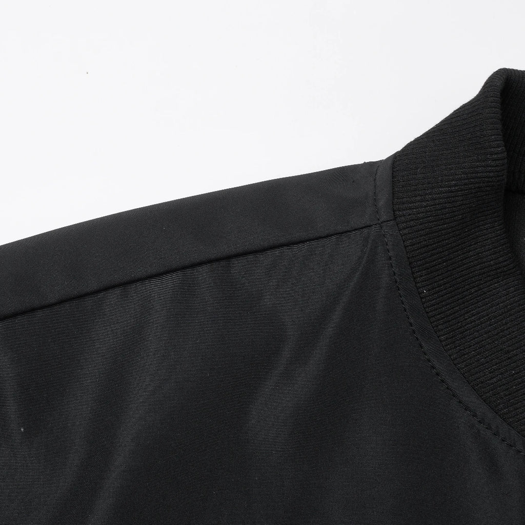 Jaqueta Masculina 2024 – Gola Baseball, Manga Curta, Solta, Casual e Executiva