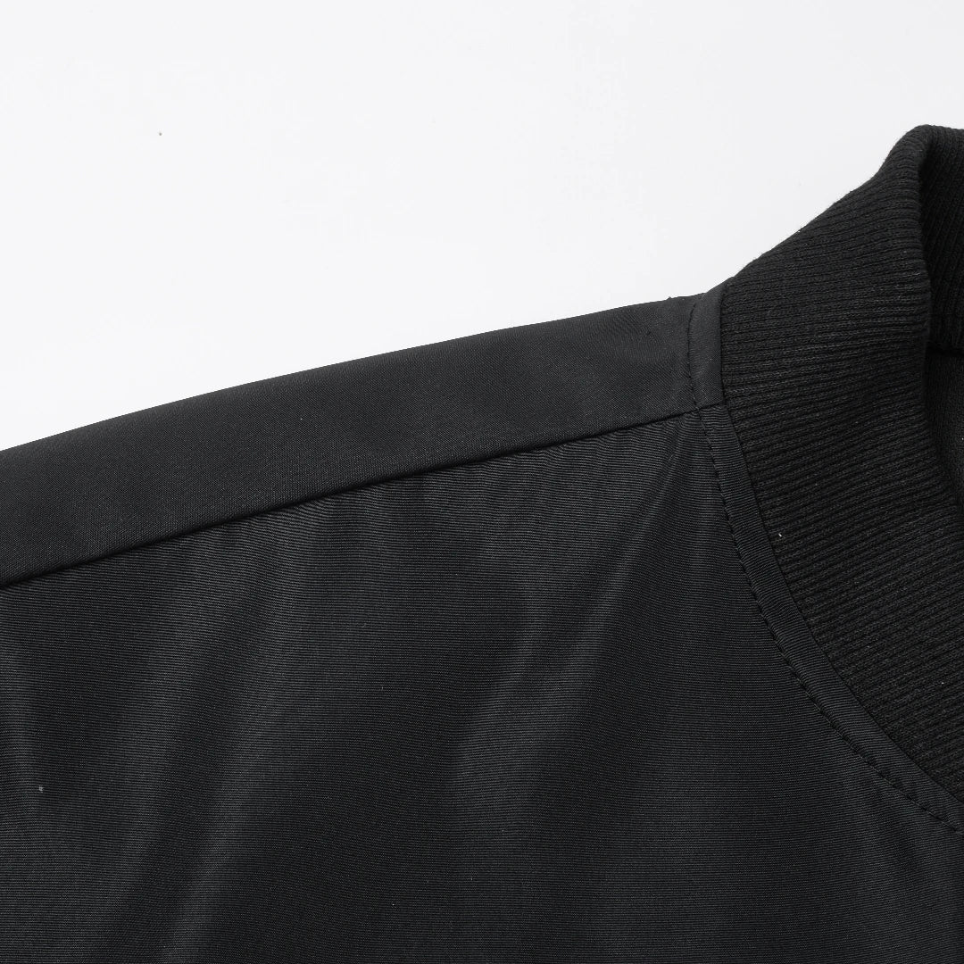 Jaqueta Masculina 2024 – Gola Baseball, Manga Curta, Solta, Casual e Executiva