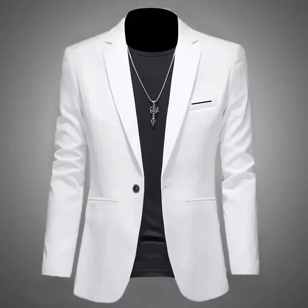 Blazer Masculino Trendy – Casual e Business, Slim Fit, Outono 2025
