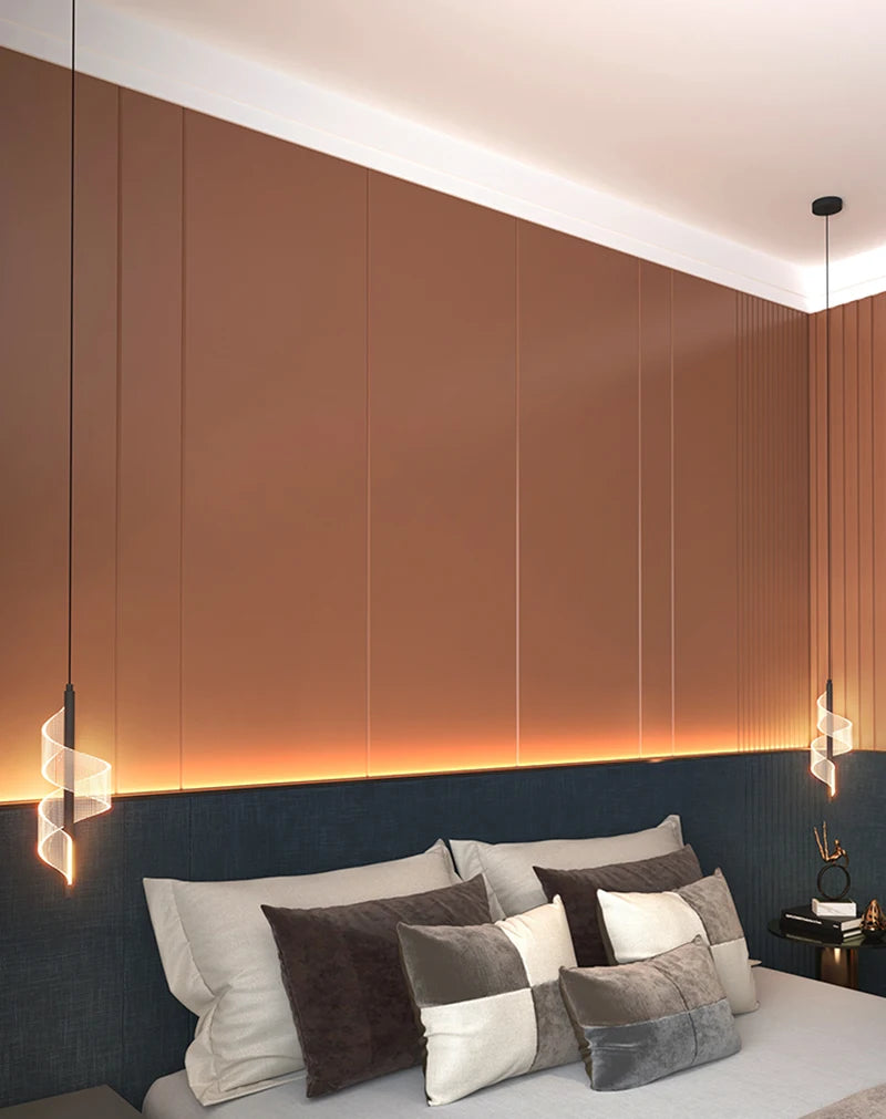 Luminária Pendente LED Nórdica – Iluminação Interna para Sala, Quarto e Mesa de Jantar