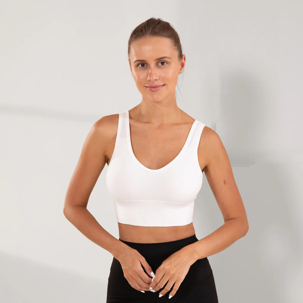 Gym, Women's Fitness Suits, Sports Bras, Women's No Bojo Basico Flat Seamless On The Side Bras, Brazil
