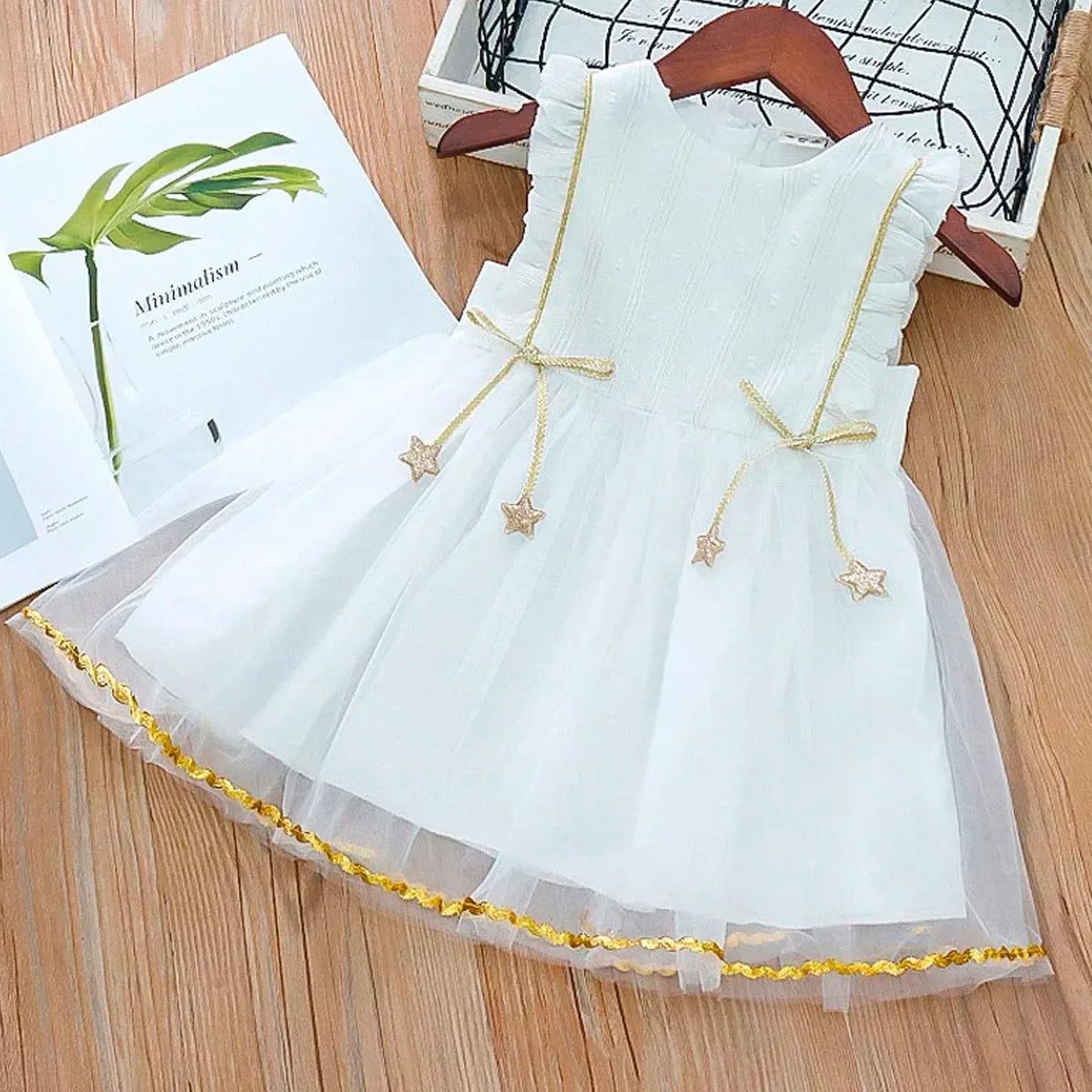 Vestido Infantil Feminino – Elegante para Festas, Batizado e Casamento