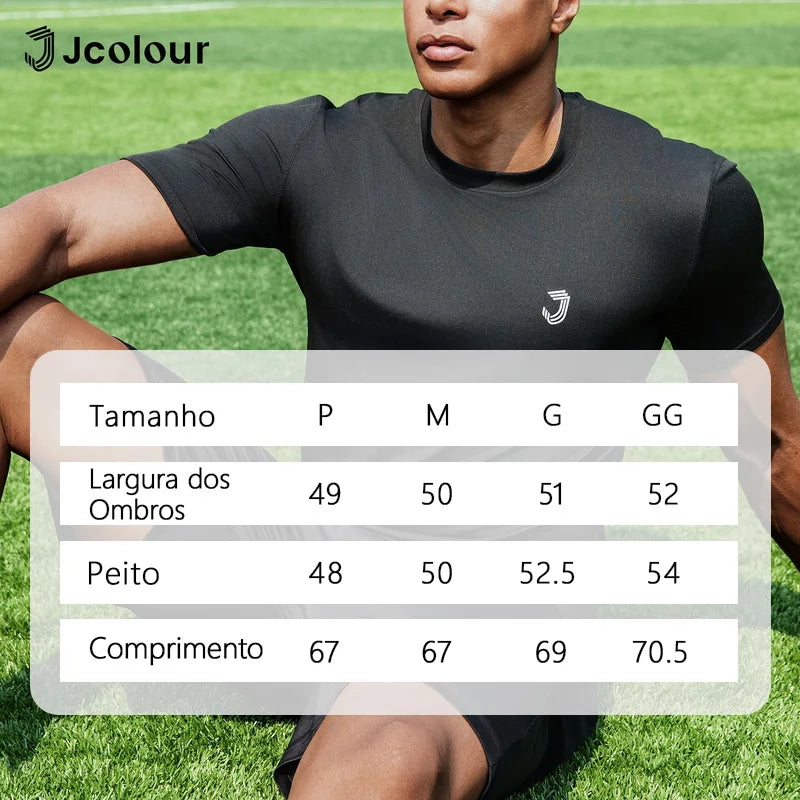 Camiseta Esportiva Masculina – Secagem Rápida, Respirável, Ideal para Corrida e Futebol