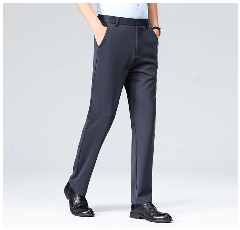 Calça Masculina 2025 – Social, Fina para Verão e Outono, Casual e Executiva