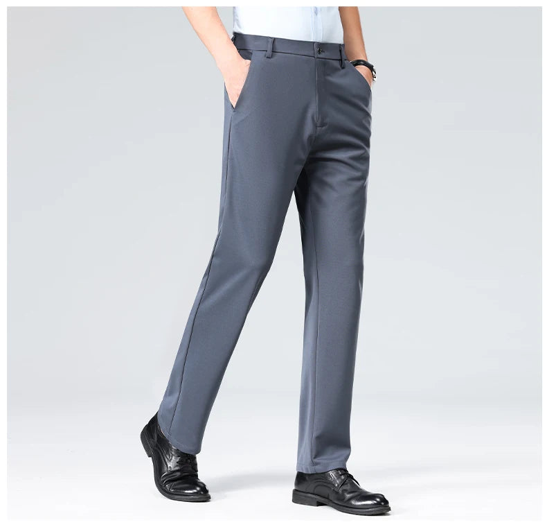 Calça Masculina 2025 – Social, Fina para Verão e Outono, Casual e Executiva