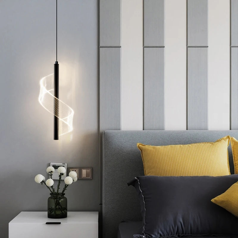 Luminária Pendente LED Nórdica – Iluminação Interna para Sala, Quarto e Mesa de Jantar