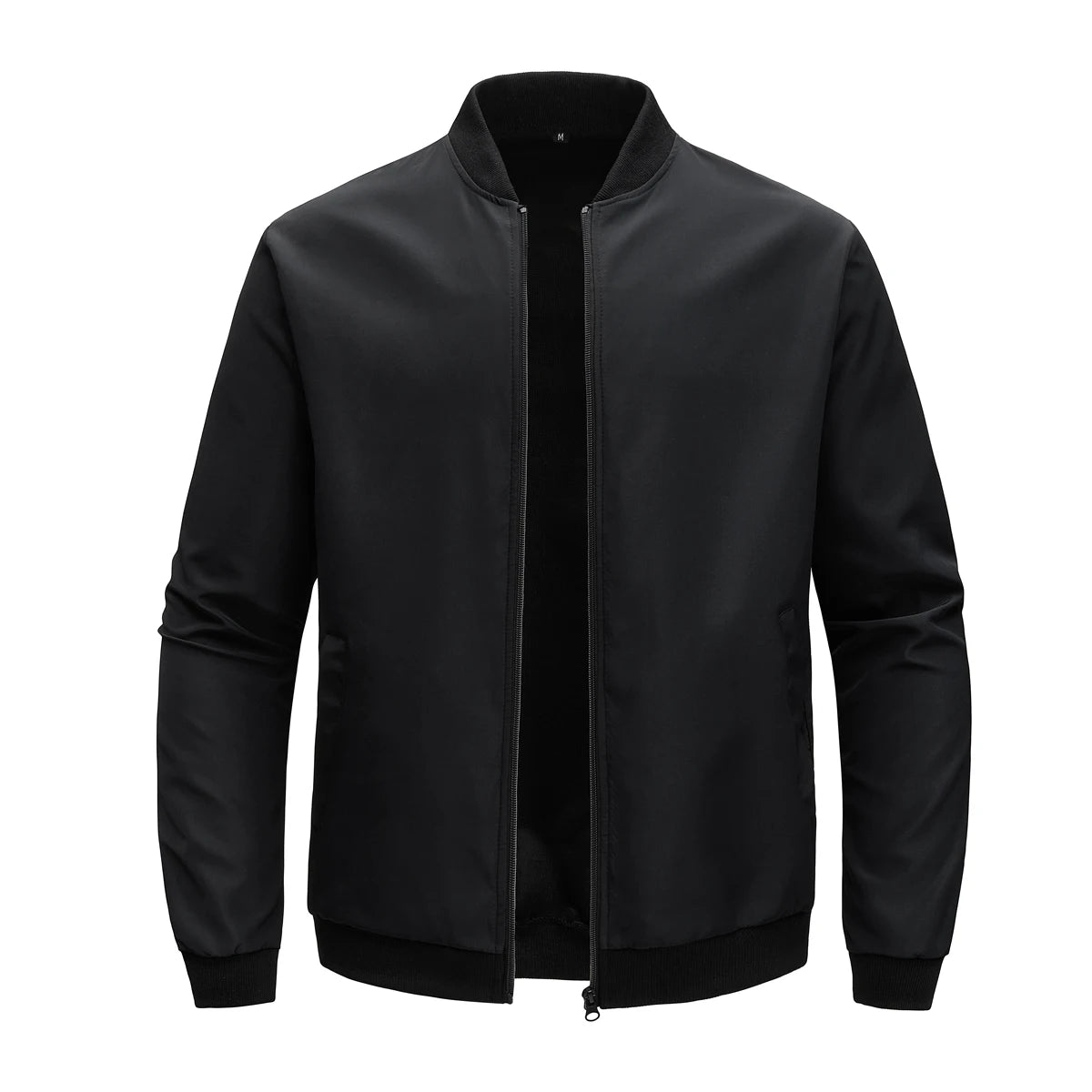Jaqueta Masculina 2024 – Gola Baseball, Manga Curta, Solta, Casual e Executiva
