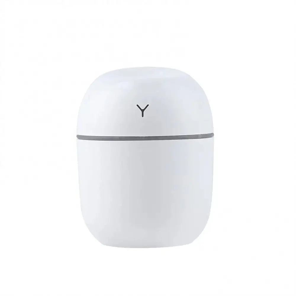 Umidificador Portátil 220ml – Difusor de Óleo Essencial para Carro, Escritório e Casa com LED Noturno
