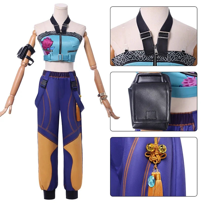 2025 halloween kpop zoey cosplay traje peruca feminino meninas halloween carnaval comic-con festa role play outfits